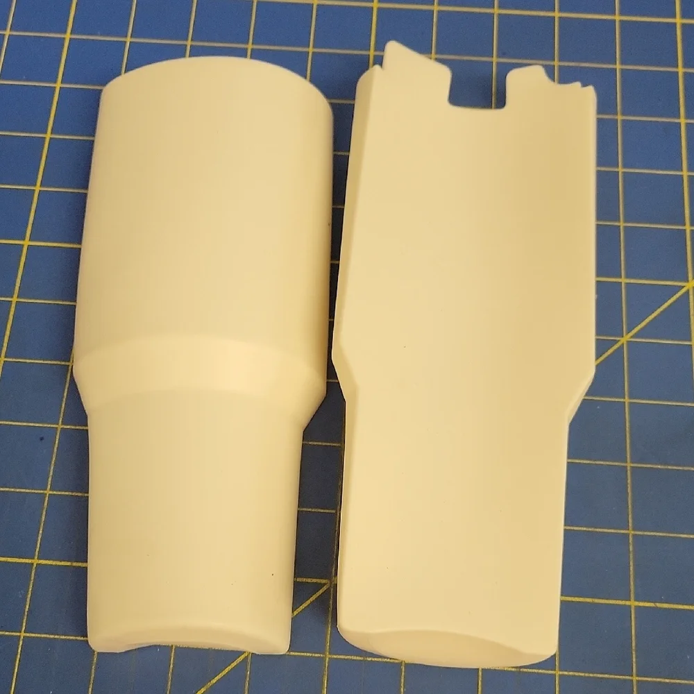2-in-1 Drink Separator Silicone Liner White Cup Holder Set - Picture 1 of 1